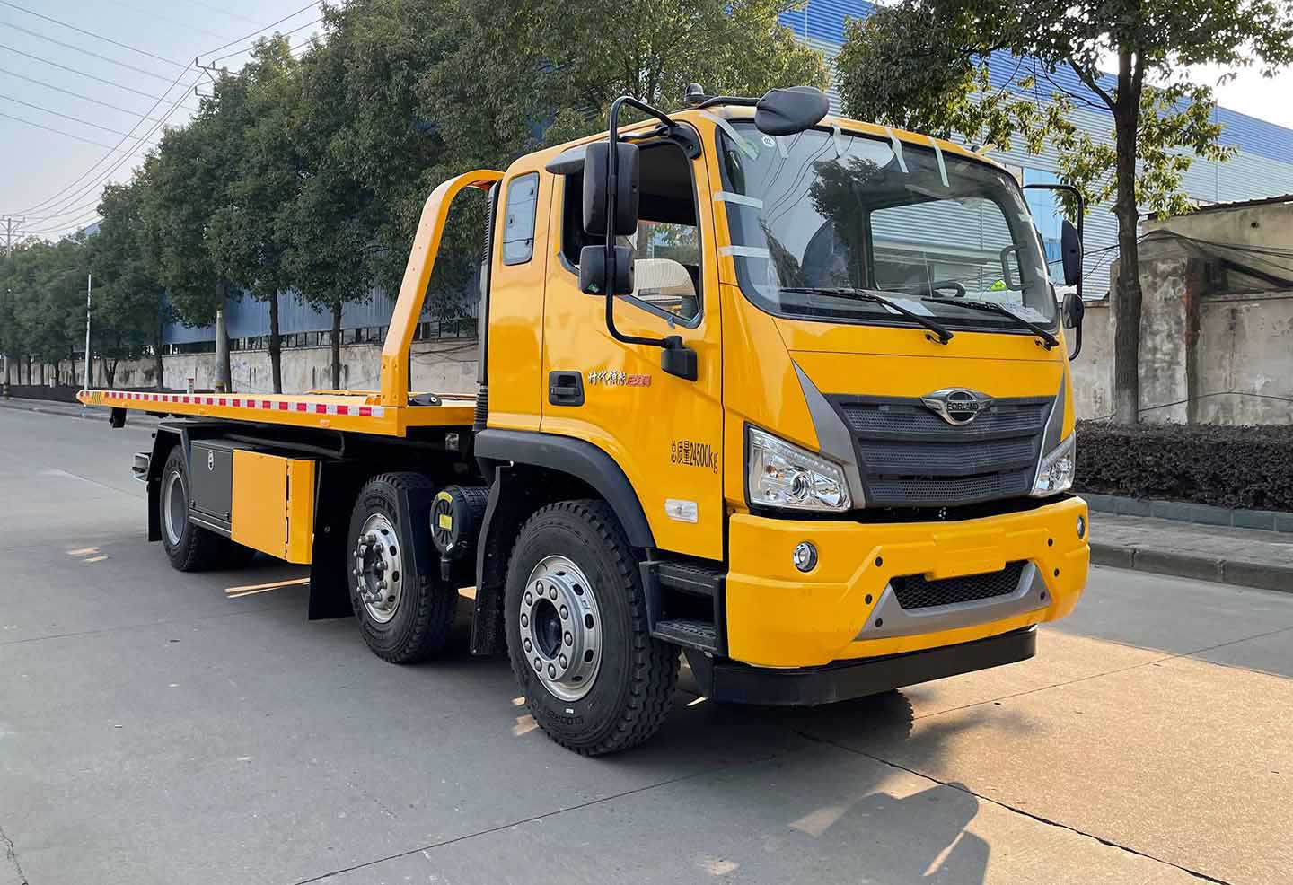 九州牌SYC5240TQZFT6清障车 高效救援悍将的公告图片解析